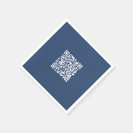 Erstellen eines scannbaren QR-Codes | Verblasenes Serviette (Ecke)
