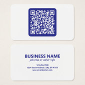 Erstellen eines skalierbaren QR-Codes | Editable D (Vorne & Hinten)