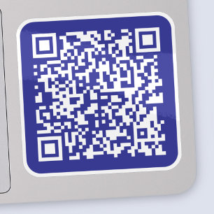 Erstellen eines skalierbaren QR-Codes Editable D Aufkleber