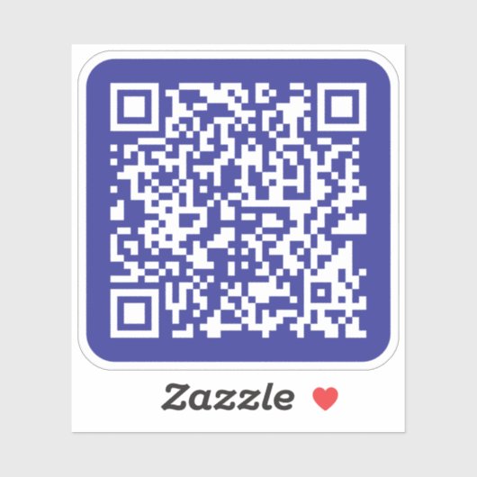 Erstellen eines skalierbaren QR-Codes | Editable D Aufkleber (Blatt)