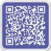 Erstellen eines skalierbaren QR-Codes | Editable D Aufkleber (Vorderseite)
