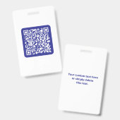 Erstellen eines skalierbaren QR-Codes | Editable D Ausweis (Front & Back)