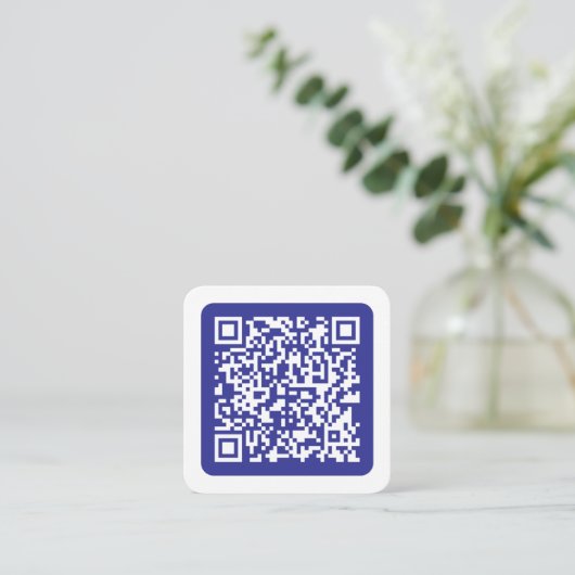 Erstellen eines skalierbaren QR-Codes | Editable D Begleitkarte (Stehend Vorderseite)