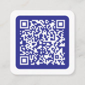 Erstellen eines skalierbaren QR-Codes | Editable D Begleitkarte (Vorderseite)