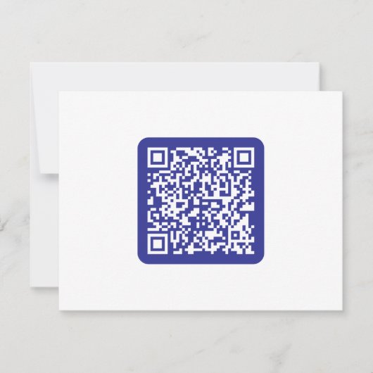 Erstellen eines skalierbaren QR-Codes | Editable D Dankeskarte (Vorderseite)