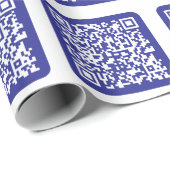 Erstellen eines skalierbaren QR-Codes | Editable D Geschenkpapier (Rolleneckpunkt)