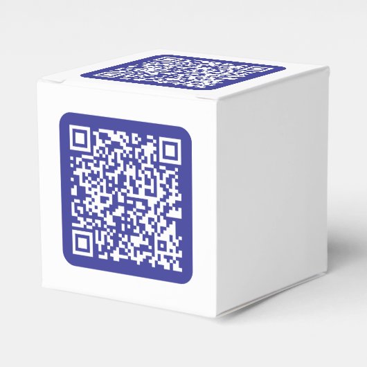 Erstellen eines skalierbaren QR-Codes | Editable D Geschenkschachtel (Vorderseite)
