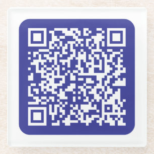 Erstellen eines skalierbaren QR-Codes   Editable D Glasuntersetzer