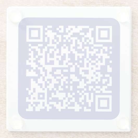 Erstellen eines skalierbaren QR-Codes | Editable D Glasuntersetzer (Rückseite)