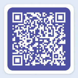 Erstellen eines skalierbaren QR-Codes Editable D Quadratischer Aufkleber