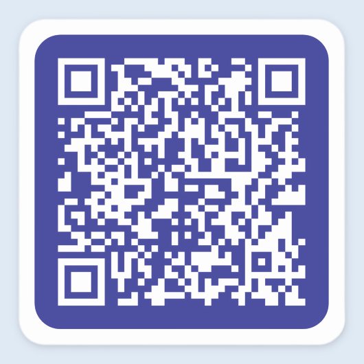 Erstellen eines skalierbaren QR-Codes | Editable D Quadratischer Aufkleber