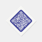 Erstellen eines skalierbaren QR-Codes | Editable D Serviette (Ecke)