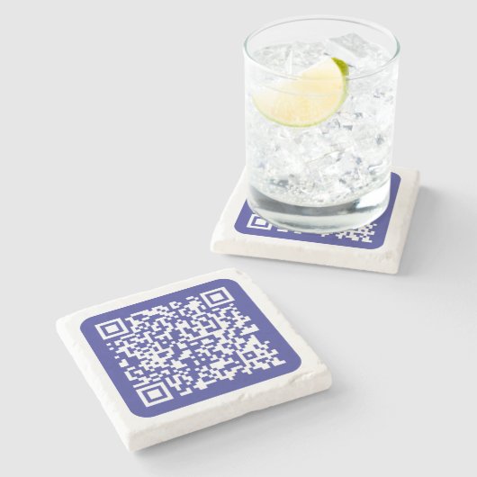 Erstellen eines skalierbaren QR-Codes | Editable D Steinuntersetzer (Seitenansicht)