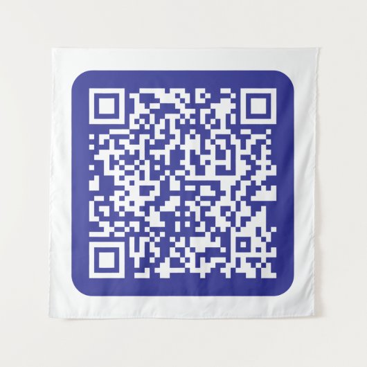 Erstellen eines skalierbaren QR-Codes | Editable D Wandteppich (Vorderseite (Horizontal))