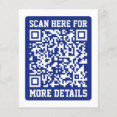 Erstellen eines skalierbaren QR-Codes | Navy Blue (Vorderseite)