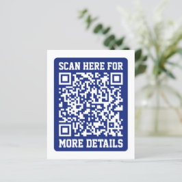 Erstellen eines skalierbaren QR-Codes | Navy Blue 