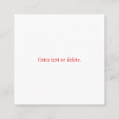 Erstellen eines skalierbaren roten (bearbeitbaren) begleitkarte (Rückseite)