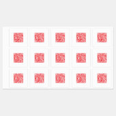 Erstellen eines skalierbaren roten (bearbeitbaren) etiketten (Blatt)