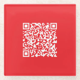 Erstellen eines skalierbaren roten (bearbeitbaren) glasuntersetzer