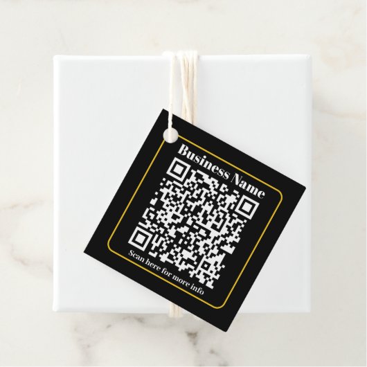 Erstellen eines sofort scannbaren QR-Codes für Unt Geschenkanhänger (Beispiel)