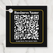 Erstellen eines sofort scannbaren QR-Codes für Unt Geschenkanhänger (Vorderseite)