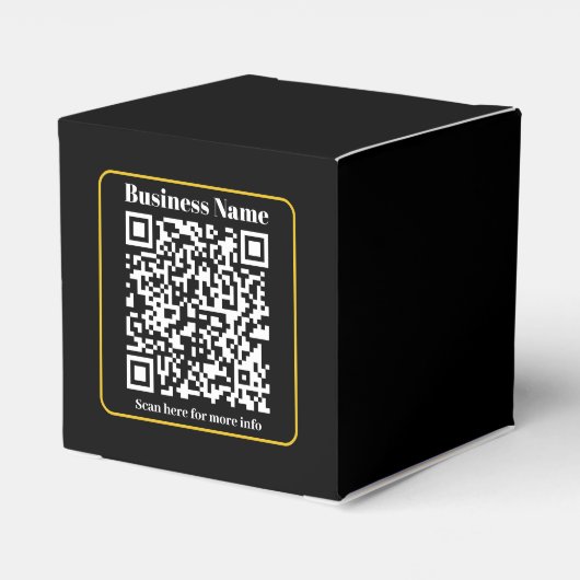 Erstellen eines sofort scannbaren QR-Codes für Unt Geschenkschachtel (Rückseite)