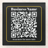 Erstellen eines sofort scannbaren QR-Codes für Unt Glasuntersetzer (Vorderseite)