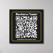 Erstellen eines sofort scannbaren QR-Codes für Unt Leinwanddruck (Vorderseite)