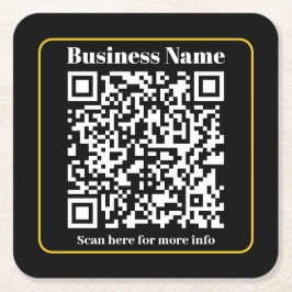 Erstellen eines sofort scannbaren QR-Codes für Unt Rechteckiger Pappuntersetzer