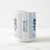 Erstellen eines Uploads Eigener 2-Foto-Name hinzuf Kaffeetasse (Mittel)