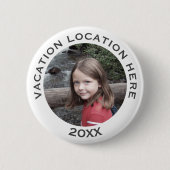 Erstellen eines UrlaubsSouvenirs mit Foto und Text Button (Vorderseite)