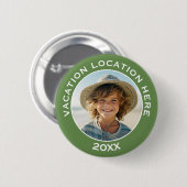 Erstellen eines UrlaubsSouvenirs mit Foto und Text Button (Vorne & Hinten)