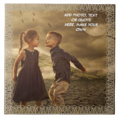 ERSTELLEN* IHRE EIGENE KERAMIK FLIESE (Vorderseite)