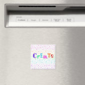 Erstellen mit Rainbow Polka Dots Magnet (In Situ (Geschirrspüler))