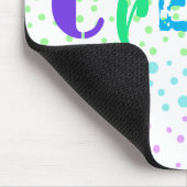 Erstellen mit Rainbow Polka Dots Mouse Pad Mousepad (Ecke)