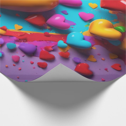 Erstellen oder behalt eines eigenen glänzenden Wra Geschenkpapier (Ecke)