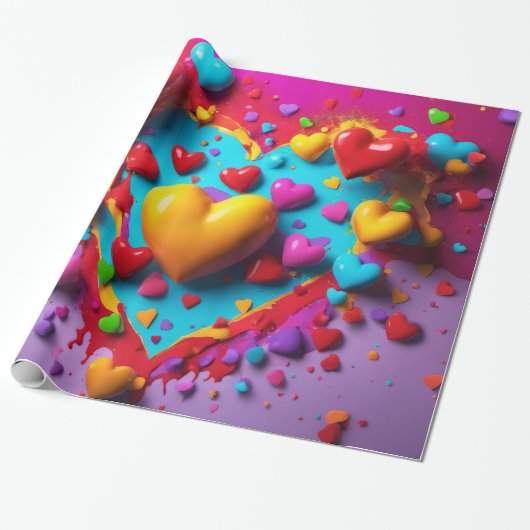 Erstellen oder behalt eines eigenen glänzenden Wra Geschenkpapier (Ungerollt)