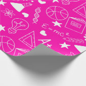 Erstellen oder behalt eines eigenen glänzenden Wra Geschenkpapier (Ecke)