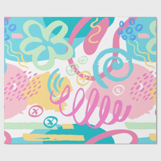 Erstellen oder behalt eines eigenen glänzenden Wra Geschenkpapier (Flach)