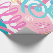 Erstellen oder behalt eines eigenen glänzenden Wra Geschenkpapier (Ecke)