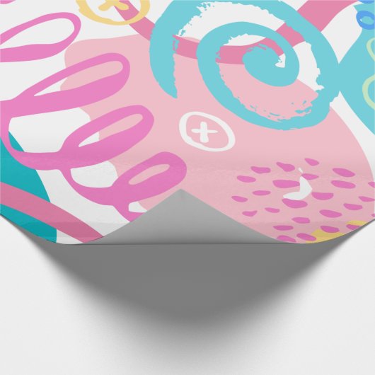 Erstellen oder behalt eines eigenen glänzenden Wra Geschenkpapier (Ecke)