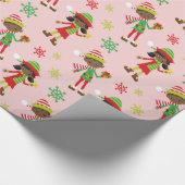 Erstellen oder behalt eines eigenen glänzenden Wra Geschenkpapier (Ecke)