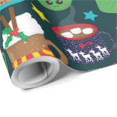 Erstellen oder behalt eines eigenen glänzenden Wra Geschenkpapier (Rolleneckpunkt)