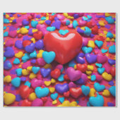 Erstellen oder behalt eines eigenen glänzenden Wra Geschenkpapier (Flach)