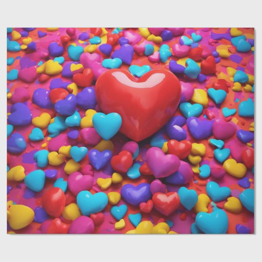 Erstellen oder behalt eines eigenen glänzenden Wra Geschenkpapier (Flach)