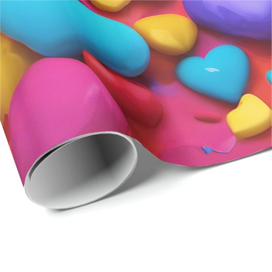 Erstellen oder behalt eines eigenen glänzenden Wra Geschenkpapier (Rolleneckpunkt)