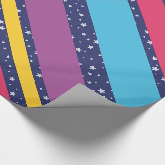 Erstellen oder behalt eines eigenen glänzenden Wra Geschenkpapier (Ecke)