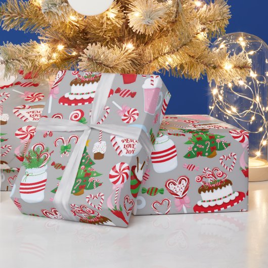 Erstellen oder behalt eines eigenen glänzenden Wra Geschenkpapier (Feiertage)