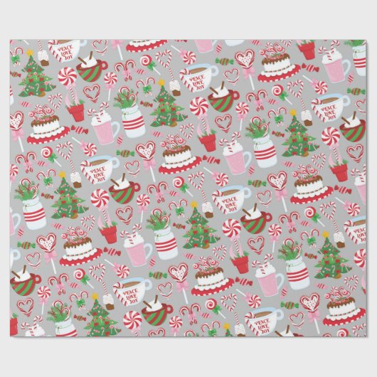 Erstellen oder behalt eines eigenen glänzenden Wra Geschenkpapier (Flach)