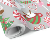 Erstellen oder behalt eines eigenen glänzenden Wra Geschenkpapier (Rolleneckpunkt)